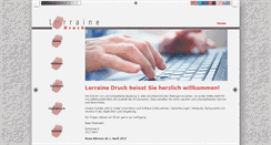 Desktop Screenshot of lorrainedruck.ch
